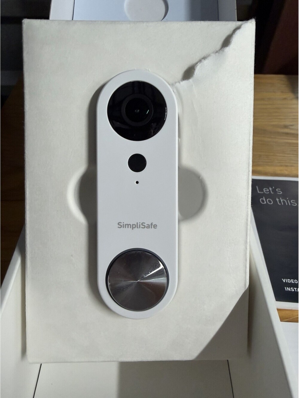 SimpliSafe SimpliCam Video Doorbell Pro SSDB3 (Wired) Open Box - Never Installed - Picture 11 of 16